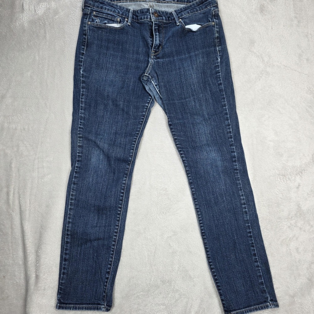 Levis Jeans Womens 32 Skinny Blue Denim‎ Slight Curve Stretch Classic Fit